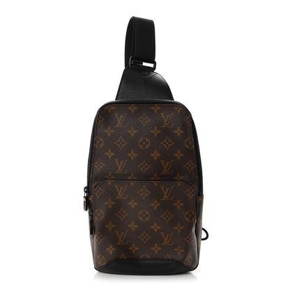 Louis Vuitton Monogram Macassar Avenue Sling Bag 1 of 9