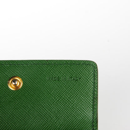 Prada Saffiano Card Holder Larice 5 of 8