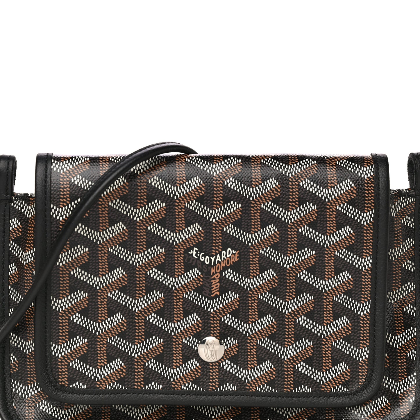 Goyardine Plumet Wallet Clutch Black