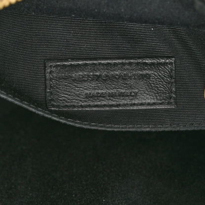 Saint Laurent Calfskin Matelasse Monogram Lou Camera Bag Dark Beige 7 of 11