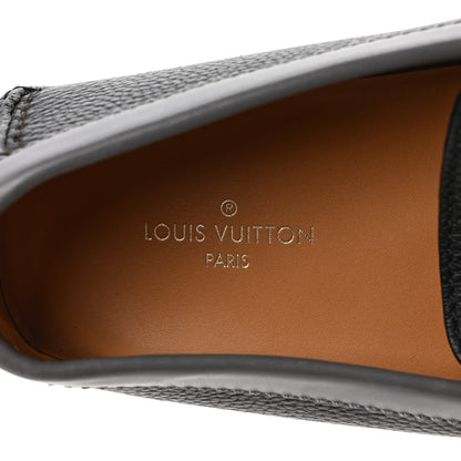Louis Vuitton Calfskin Mens Monte Carlo Shoe Moccasin Loafers 9 Black 8 of 9