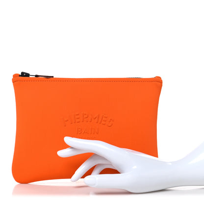 Hermes Neoprene Small Neobain Case Orange 2 of 7