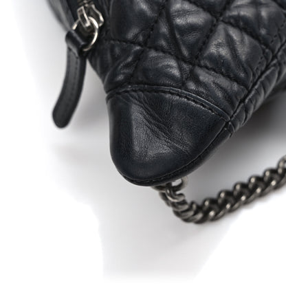 Chanel Lambskin Quilted Banane Waist Bag Fanny Pack Black 10 of 10