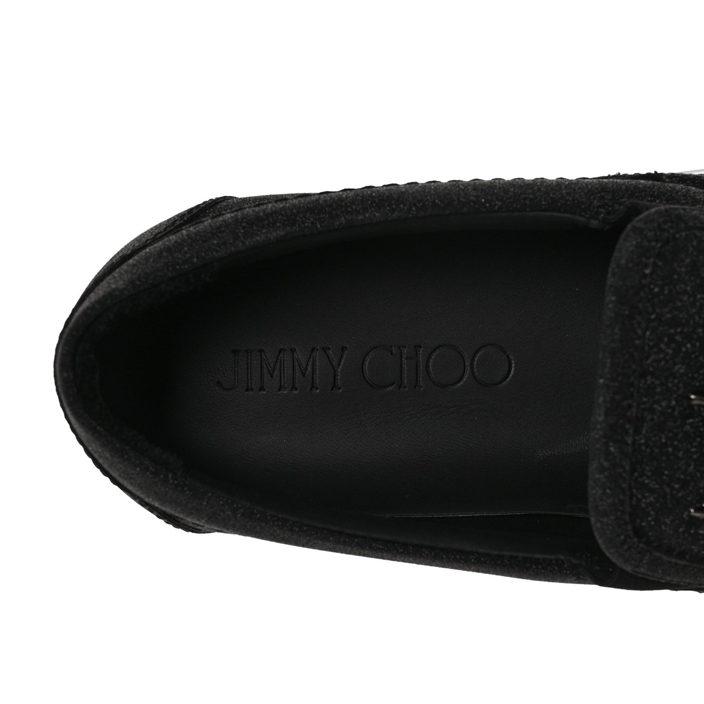 Fine Glitter Suede Mens Grove Sneakers 41.5 Black