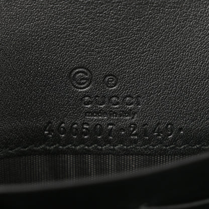 Gucci Microguccissima Crossbody Wallet Black 6 of 10