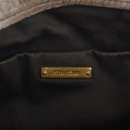 Miu Miu Nappa Leather Mini Charm Bambu 6 of 8