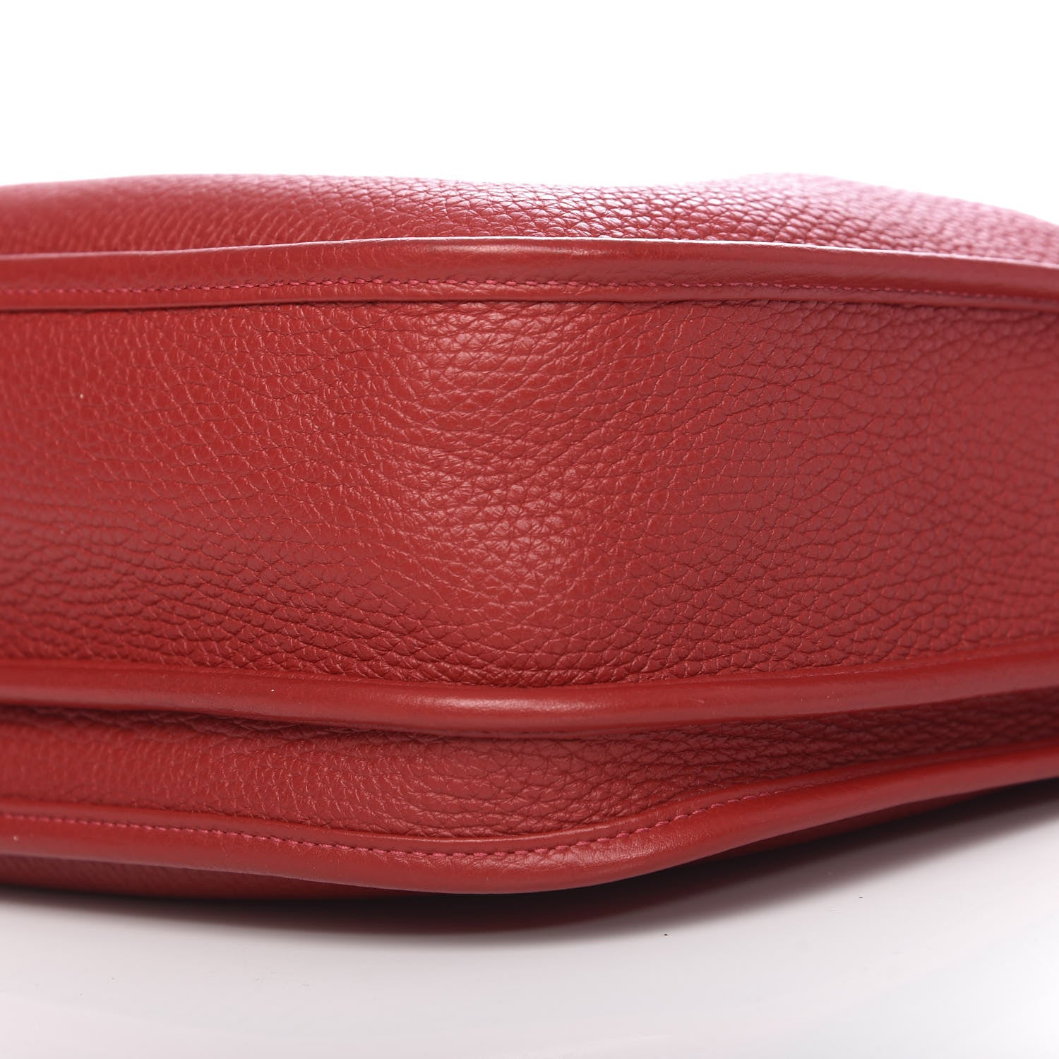 Hermes Taurillon Clemence Evelyne III PM Rouge Casaque 9 of 11