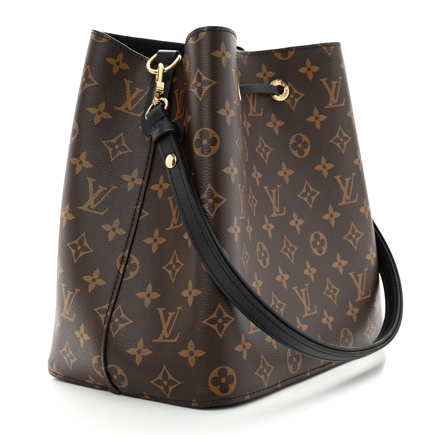 Louis Vuitton Monogram Neonoe MM Black 3 of 9