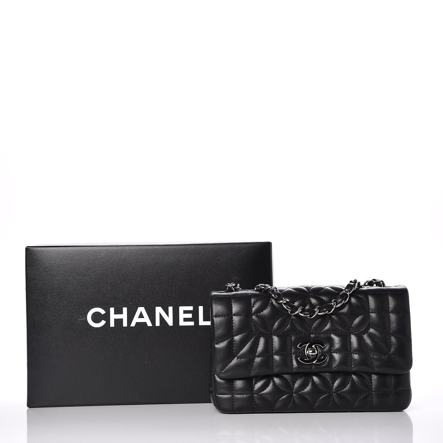 Chanel Lambskin Lady Graphic Mini Flap Black 9 of 9