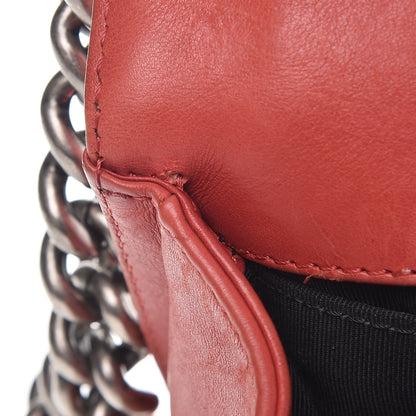 Chanel Calfskin Quilted Medium Boy Flap Red 9 of 19