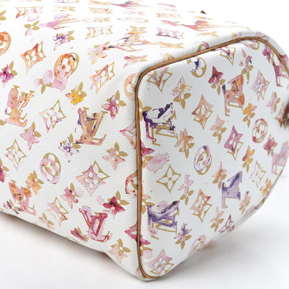Louis Vuitton Watercolor Aquarelle Speedy 30 White 6 of 8