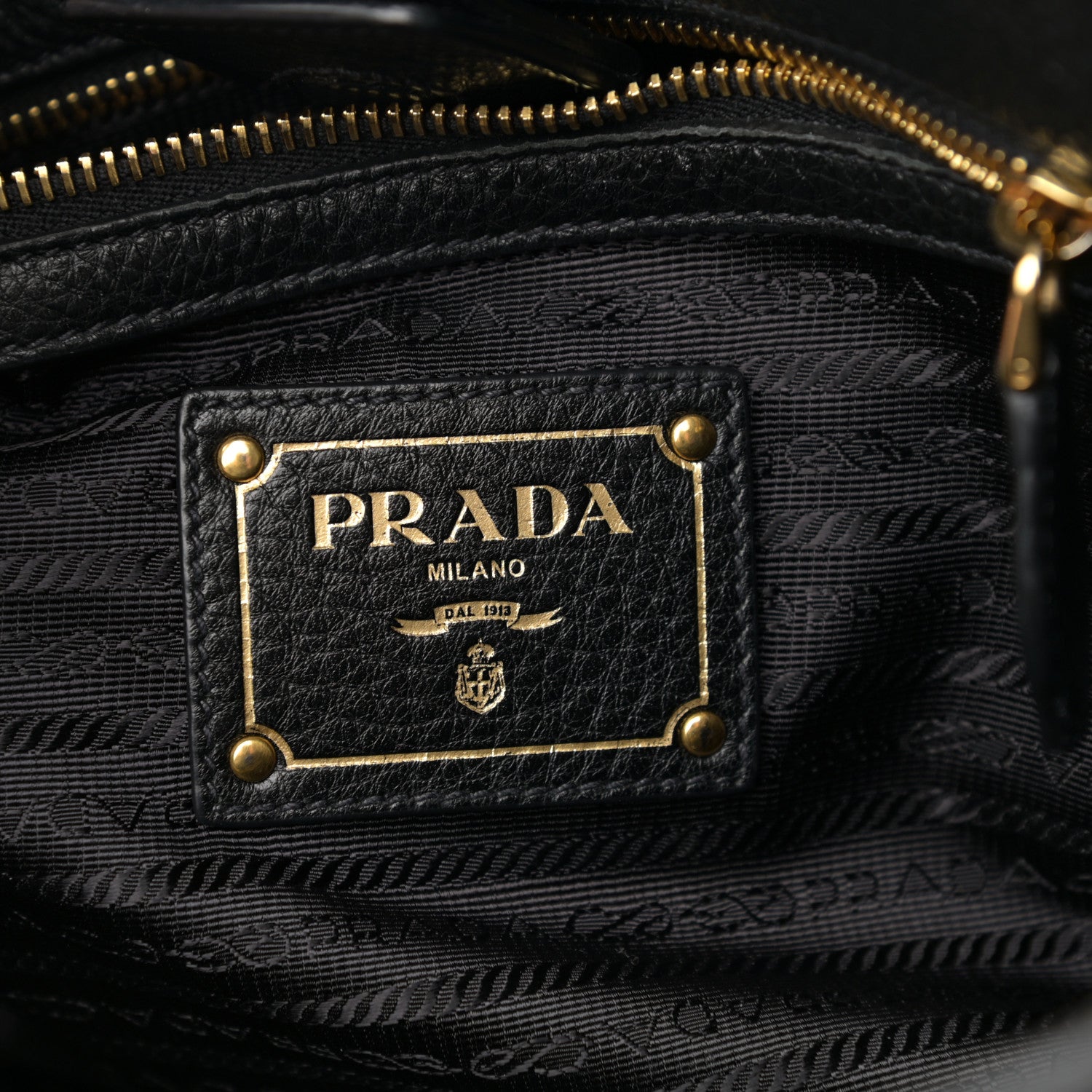 Prada Vitello Phenix Tote Black 6 of 20