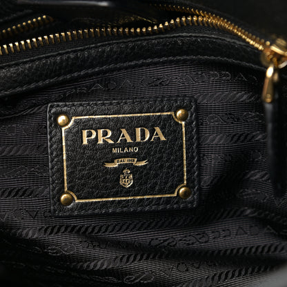 Prada Vitello Phenix Tote Black 6 of 20