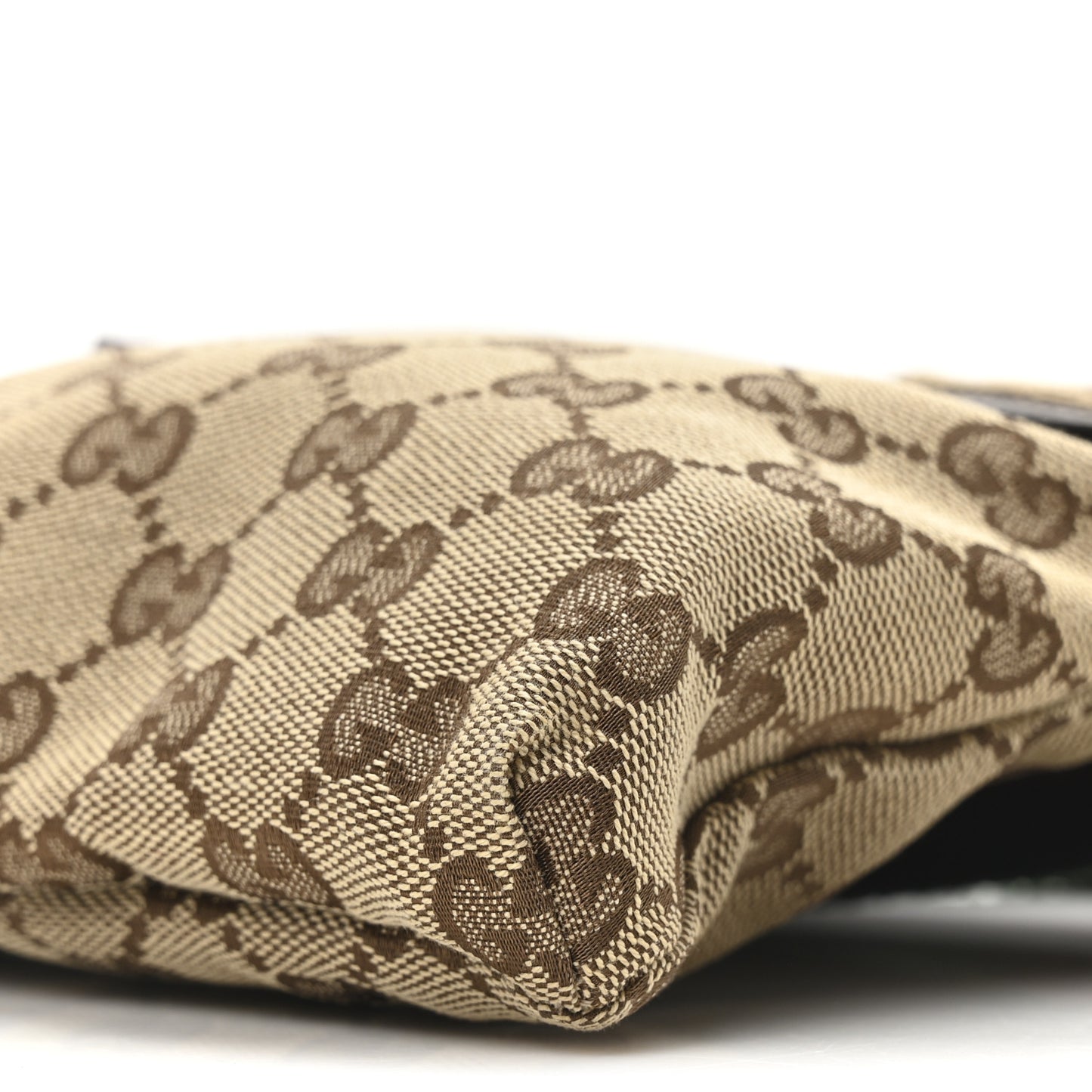 Monogram Web Belt Bag Dark Brown