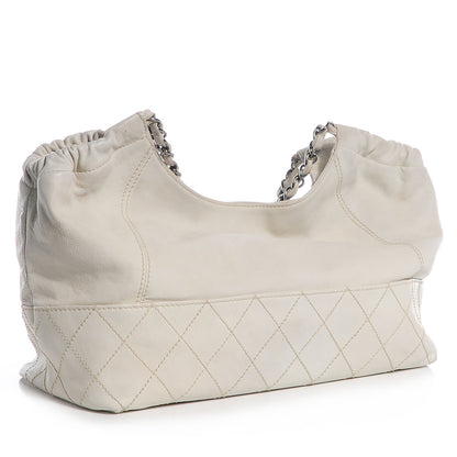 Chanel Calfskin Baby Coco Cabas White 3 of 8