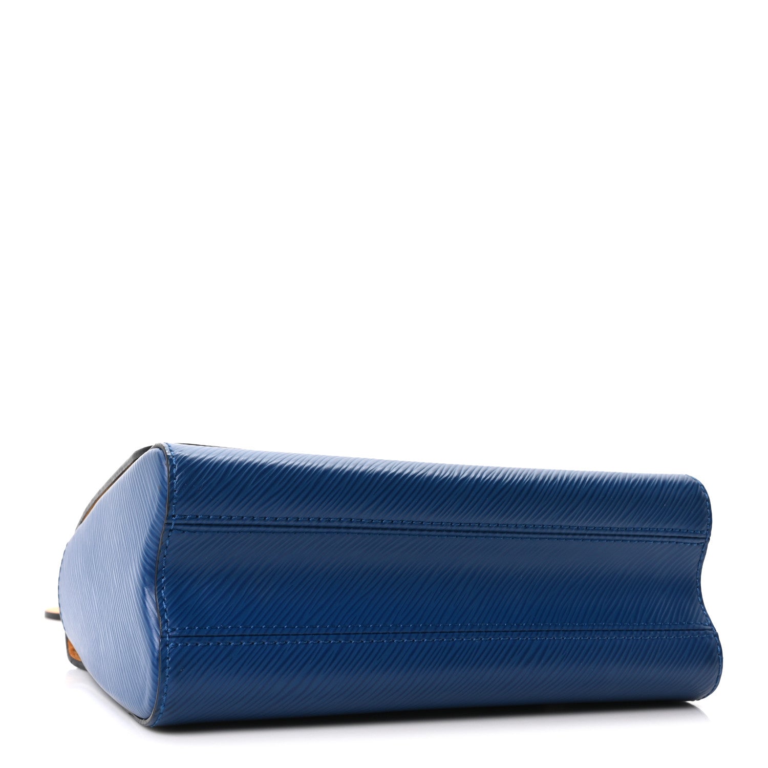 Louis Vuitton Epi Twist Braided Strap Shoulder Bag MM Bleu Roi 4 of 9