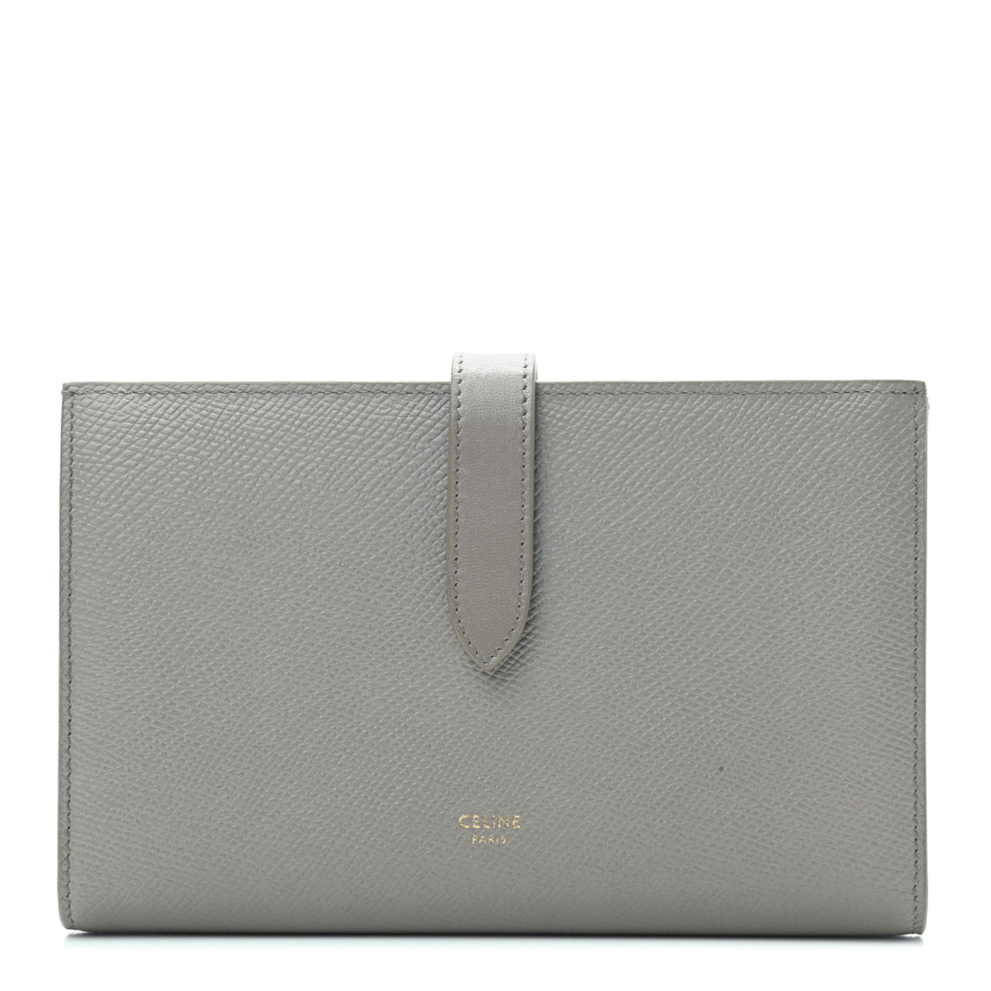 Grained Calfskin Large Multifunction Strap Wallet