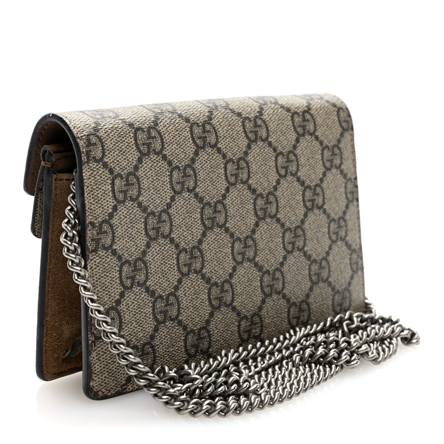 GG Supreme Monogram Super Mini Dionysus Shoulder Bag Taupe