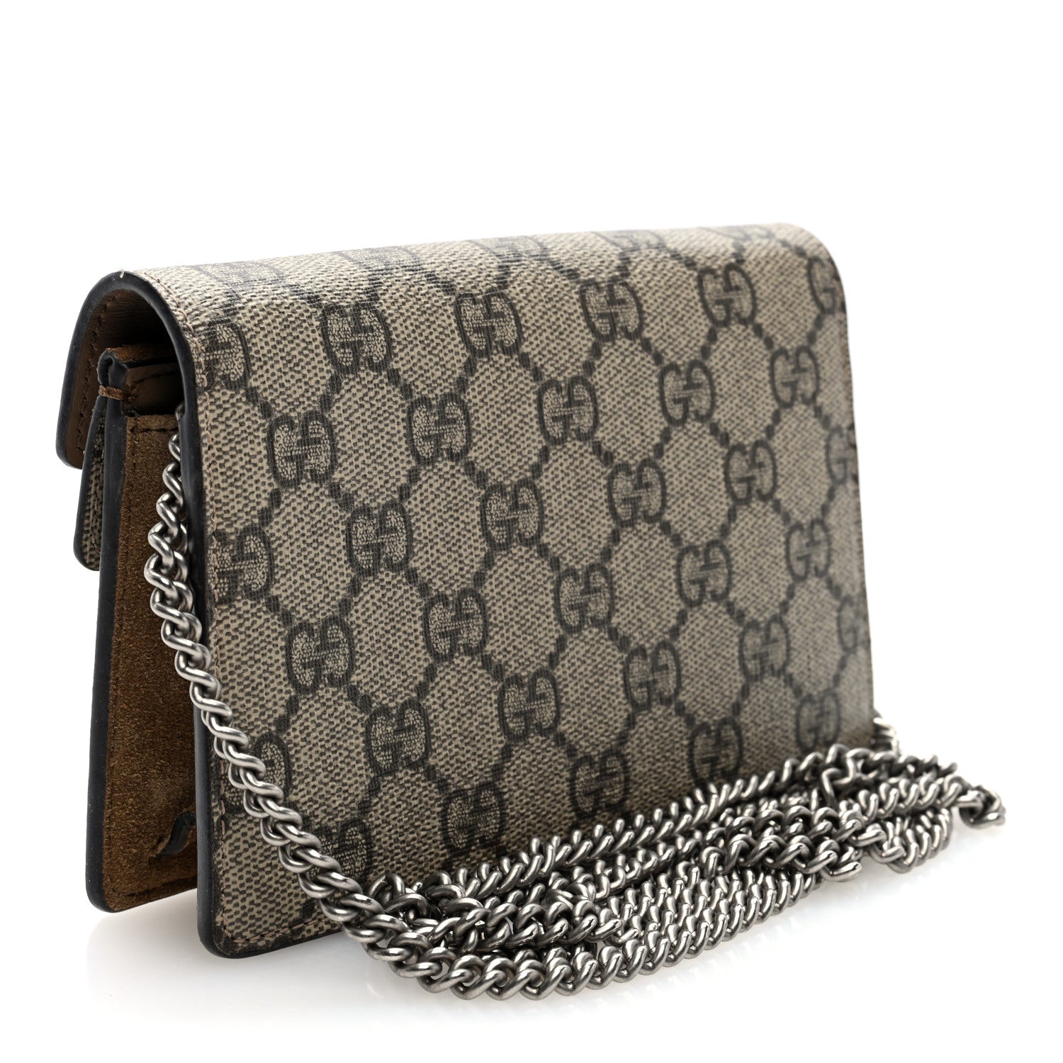 Gucci GG Supreme Monogram Super Mini Dionysus Shoulder Bag Taupe 3 of 9