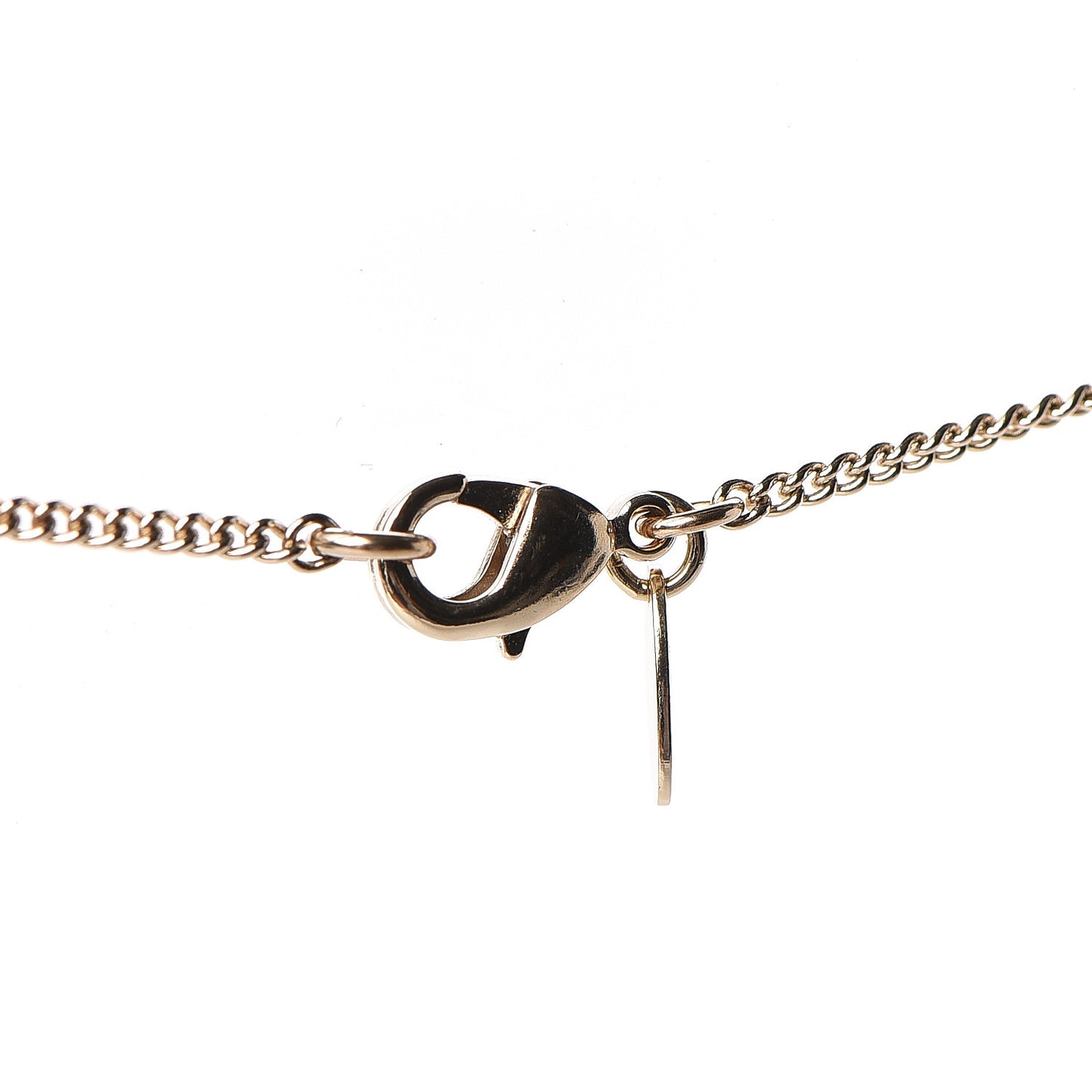 Enamel Pearl Crystal Four Leaf Clover Pendant Necklace Black Gold