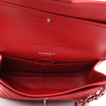 Chanel Caviar Quilted Jumbo Double Flap Red 5 of 10