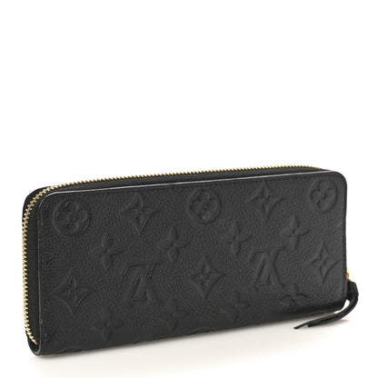Louis Vuitton Empreinte Clemence Wallet Black 3 of 9