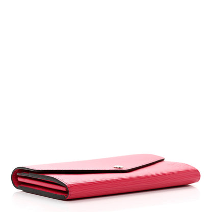 Louis Vuitton Epi Sarah Wallet NM Coquelicot 4 of 7
