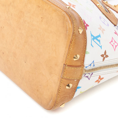 Louis Vuitton Monogram Multicolor Alma White 5 of 11