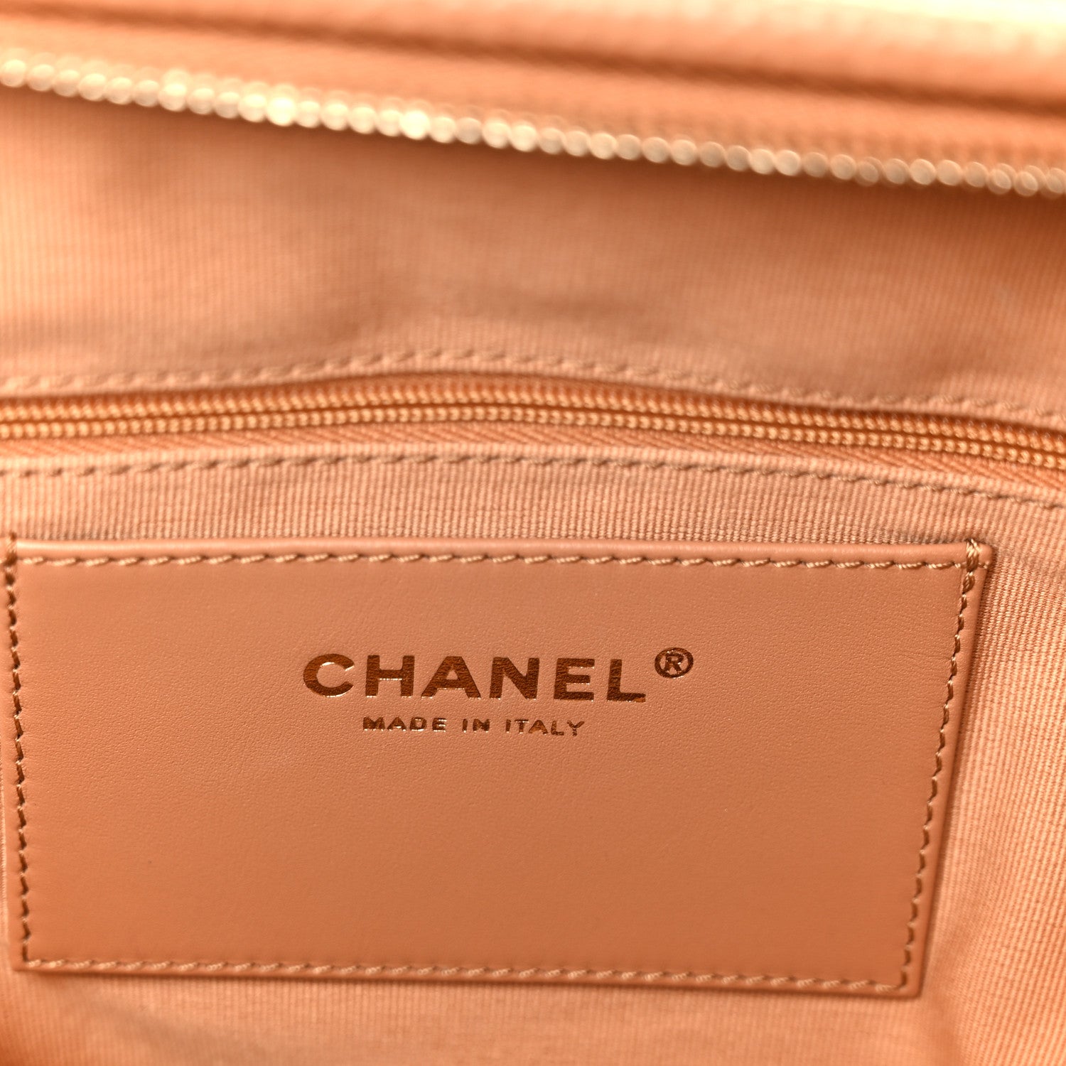 Chanel Shiny Caviar Quilted Large Bowling Bag Brown 6 of 10