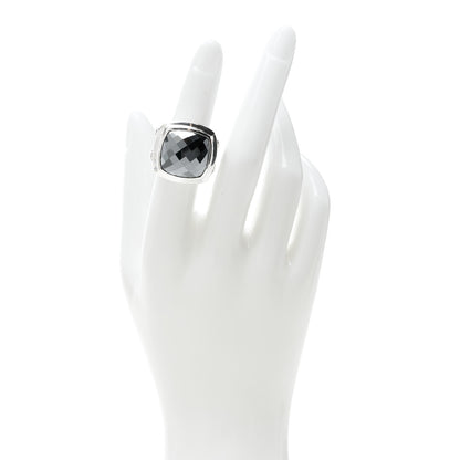 David Yurman Sterling Silver Hematine 17mm Albion Ring 50 5.25 2 of 5