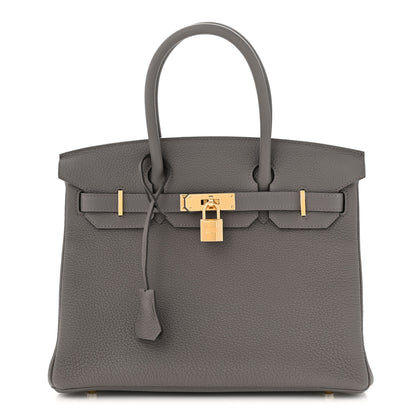 Hermes Togo Birkin 30 Etain 1 of 12