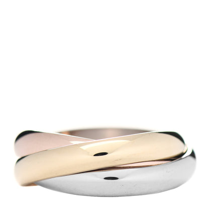 Cartier 18K Pink Yellow White Gold Classic Trinity Ring 53 6.25 3 of 4