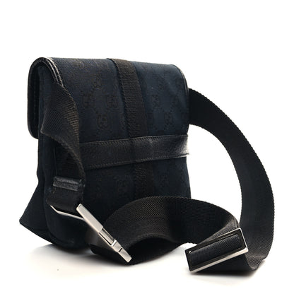 Gucci GG Monogram Web Buckle Belt Bag Black 3 of 11