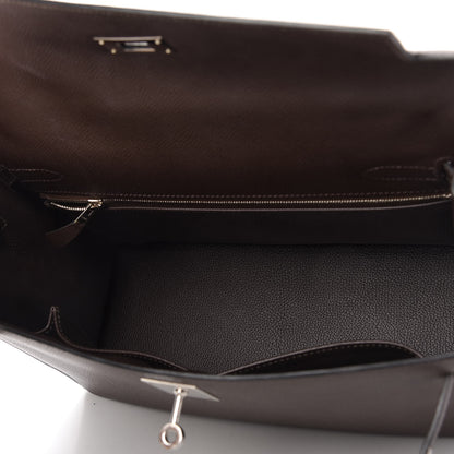 Hermes Epsom Kelly Sellier 32 Chocolate 5 of 10