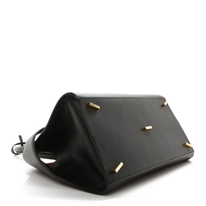 Salvatore Ferragamo Calfskin Small Hug Bag Black 4 of 10