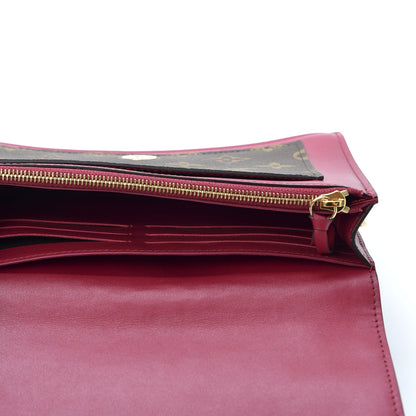 Louis Vuitton Monogram Flore Chain Wallet Fuchsia 4 of 8