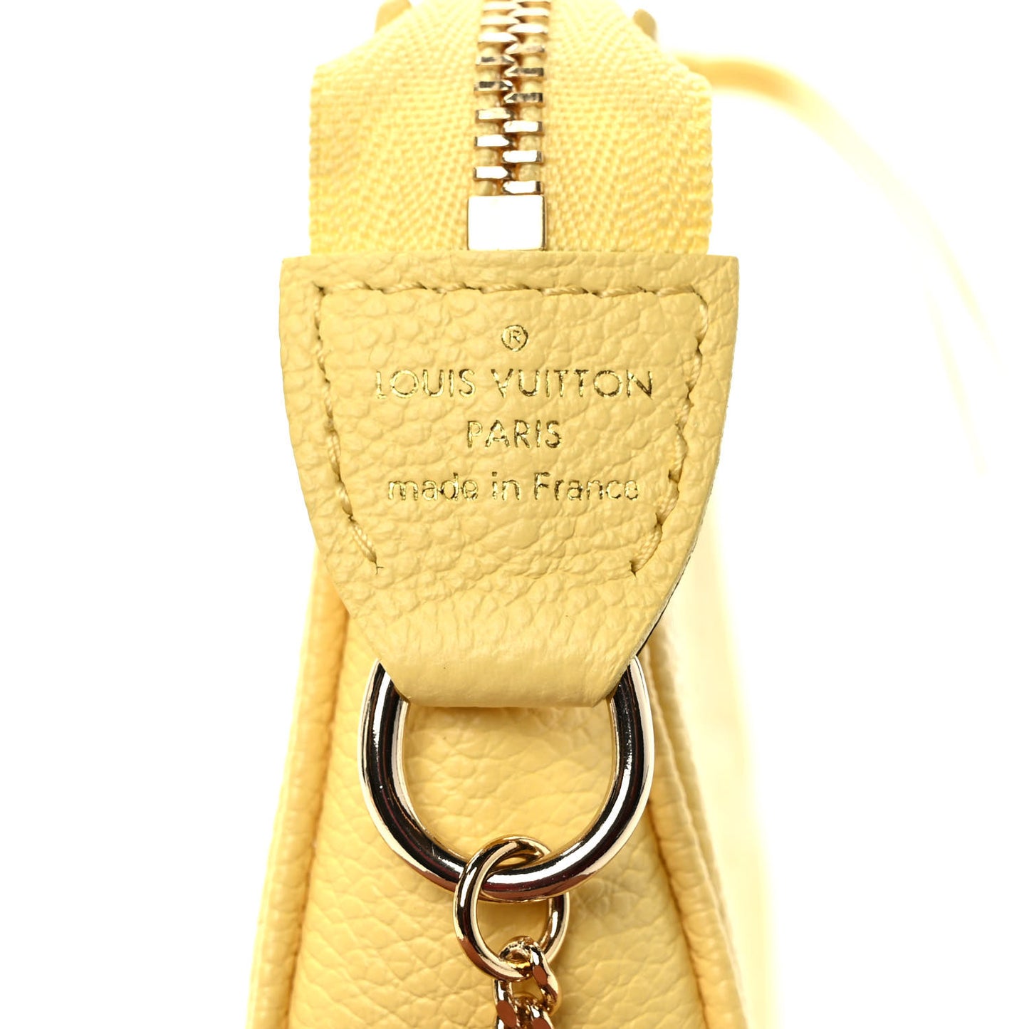 Empreinte Monogram Mini Pochette Accessories Lemon Curd Yellow