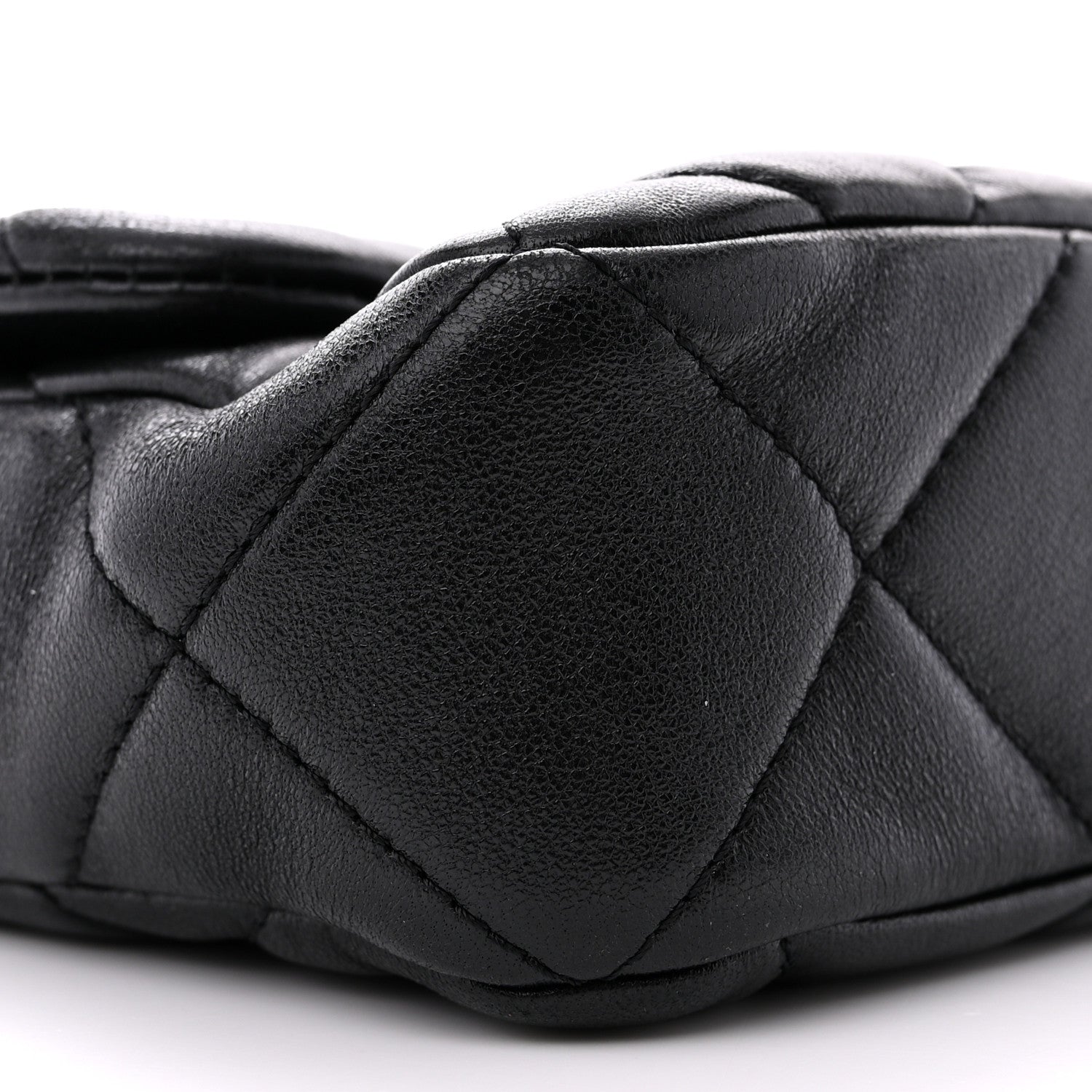 Chanel Lambskin Plexiglass Quilted Coco Love Mini Flap Black 9 of 11