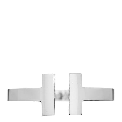 Tiffany Sterling Silver T Square Ring 49 5 1 of 5