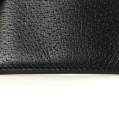 Gucci Calfskin Boar Effect GG Marmont Card Holder Black 14 of 15