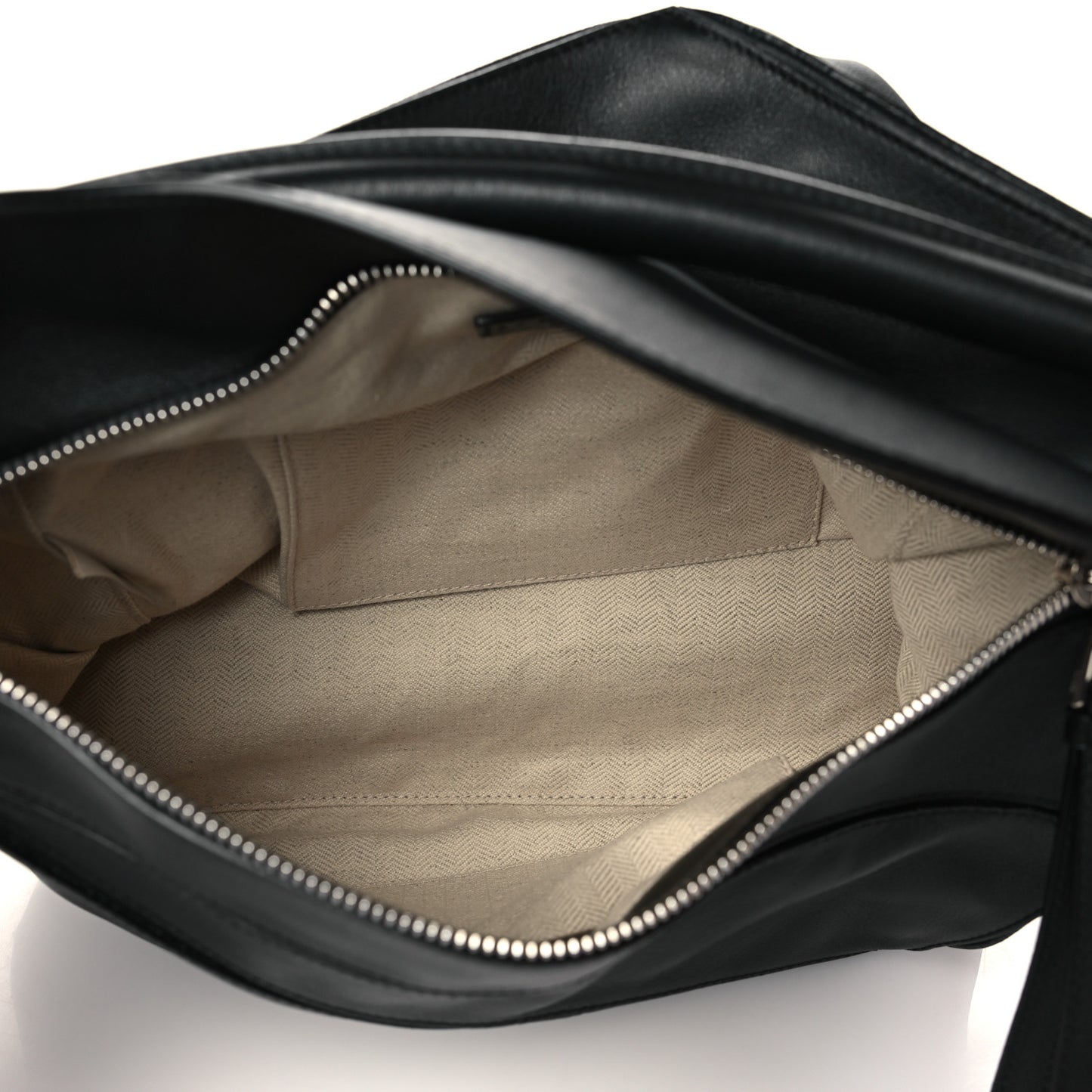 Calfskin Small Puzzle Bag Black