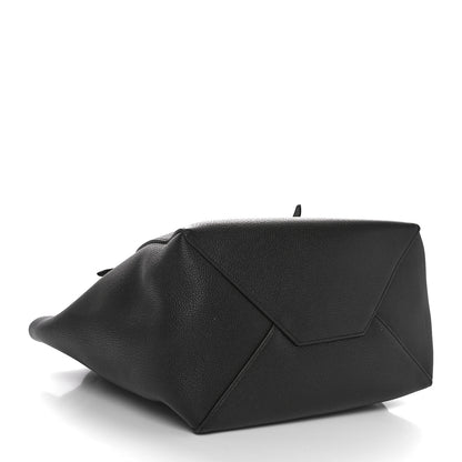 Celine Soft Grained Calfskin Small Belt Cabas Phantom Black 4 of 10