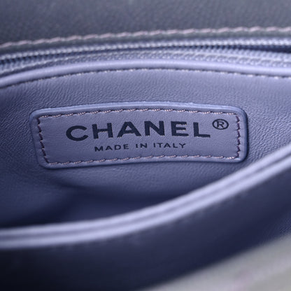 Chanel Iridescent Caviar Quilted Extra Mini Coco Handle Flap Purple 7 of 9