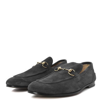 Gucci Suede Horsebit Mens Jordaan Loafers 9.5 Green 4 of 10