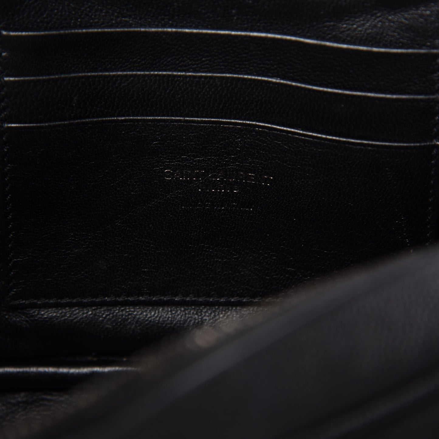 Grain De Poudre Matelasse Monogram Mini Lou Camera Bag Black