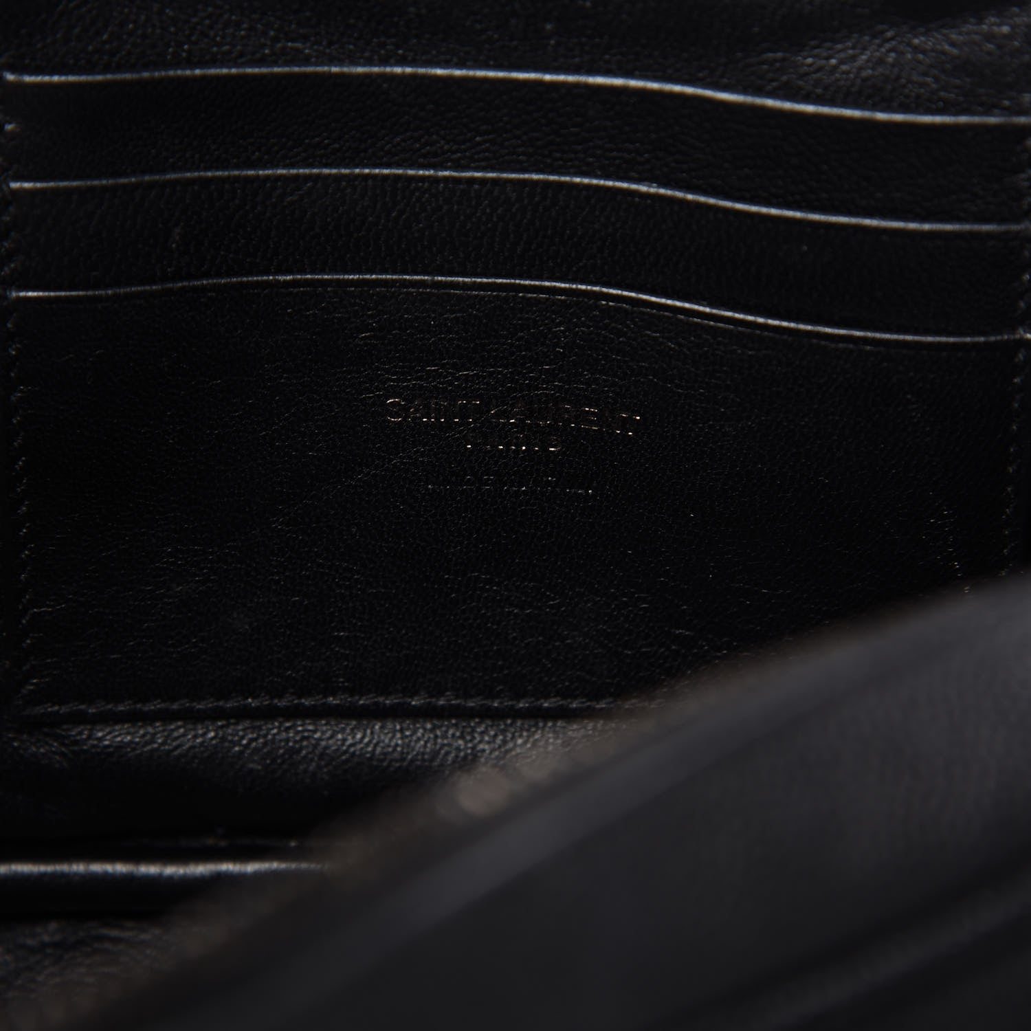 Saint Laurent Grain De Poudre Matelasse Monogram Mini Lou Camera Bag Black 8 of 10