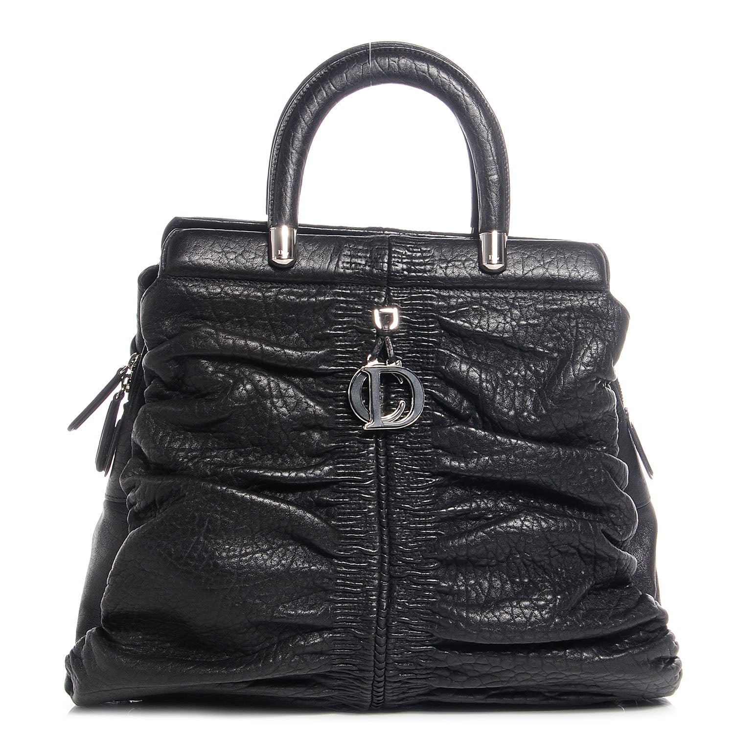 Christian Dior Lambskin Karenina Large Tote Black 1 of 8