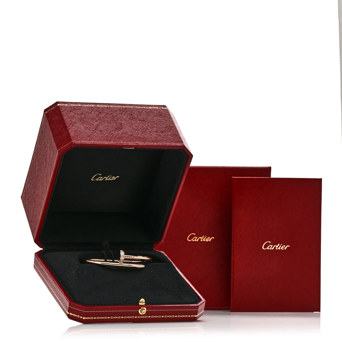 18K Pink Gold Diamond Juste Un Clou Bracelet 16