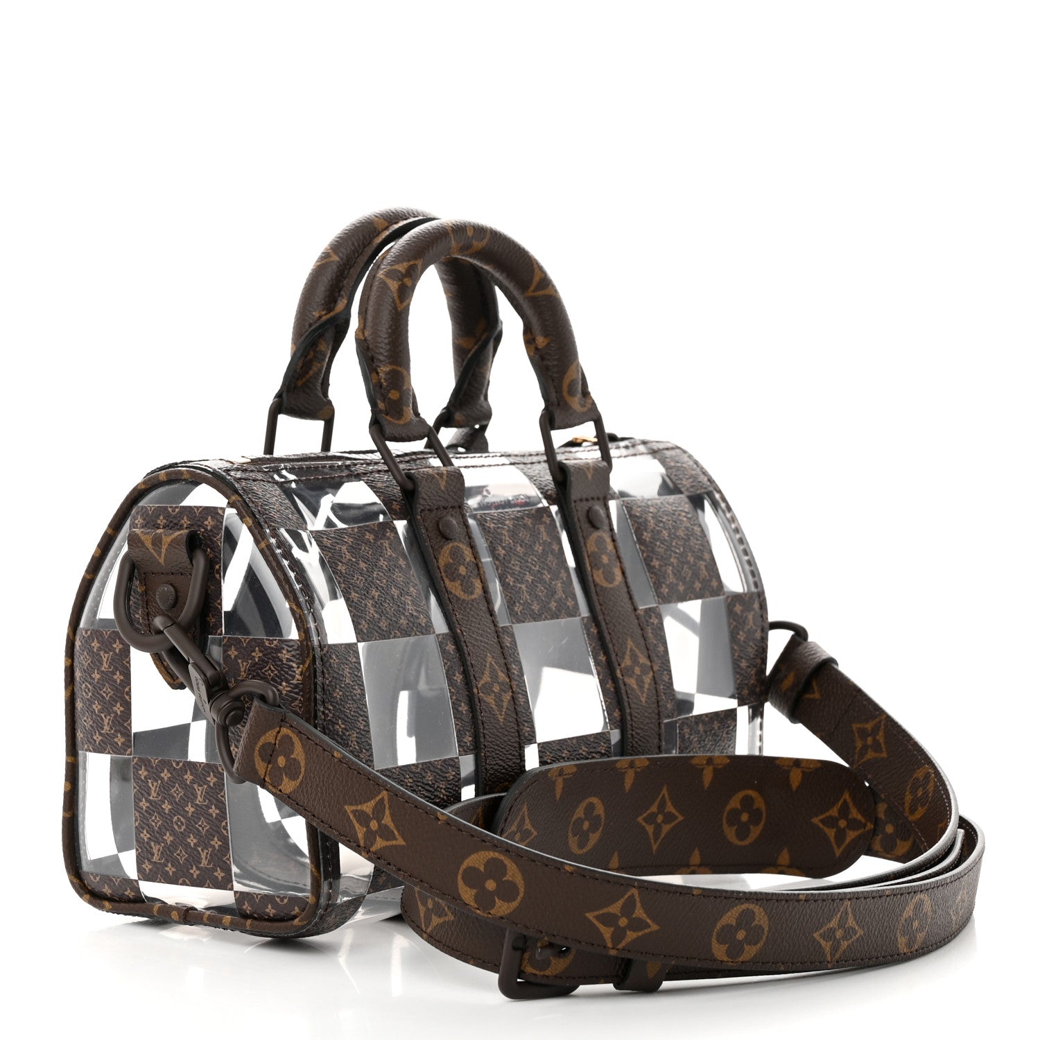 Louis Vuitton PVC Monogram Chess Keepall Bandouliere 25 3 of 10
