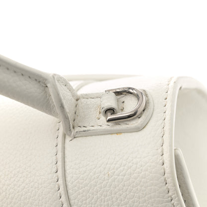 Balenciaga Grained Calfskin Small Hourglass Top Handle Bag White 12 of 18